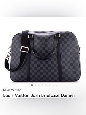 Louis Vuitton Jorn Damier Graphite Briefcase